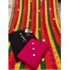Phulkari diamond mirror Dupatta V18A##