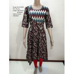 cotton kalamkari kurtis Soh18A##