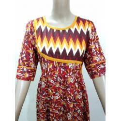 cotton kalamkari kurtis Soh18A##