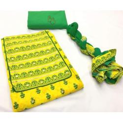 Handloom cotton x stitch top Hem19A##