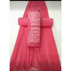 Organdi Moti Work Embroidered suits Hem20A##