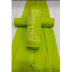 Organdi Moti Work Embroidered suits Hem20A##