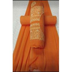Organdi Moti Work Embroidered suits Hem20A##