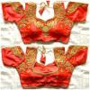 Satin Blouse With embroidered work Me20A##
