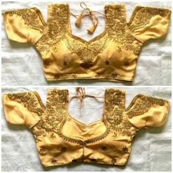 Satin Blouse With embroidered work Me20A##