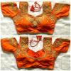 Satin Blouse With embroidered work Me20A##