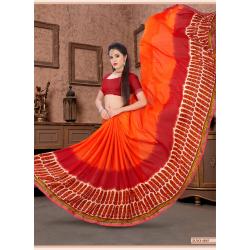 Georgette Saree's with blouse.  Ramf15A##.