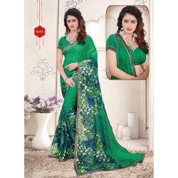 Georgette Saree's with blouse.  Ramf15A##.