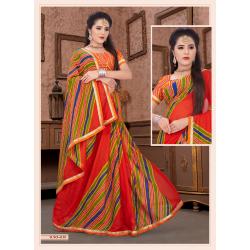Georgette Saree's with blouse.  Ramf15A##.