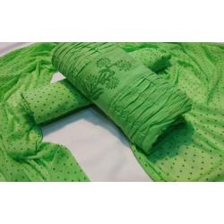 Top, Cotton Printed Bottom & Dupatta  Hem21A##