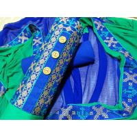  Chiffon Embroidered Lace Dupatta    Hem21A##