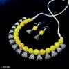 Beaded Work German Silver Necklace Set Vol 1  