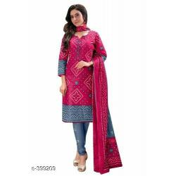 Bandhani Printed CottonSuits Vol 1