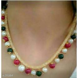 Beded Alloy Neclaced