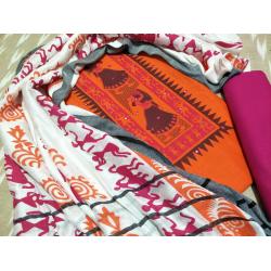 Handloom cotton suits Hem23A##