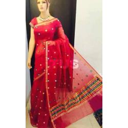   KOTA DORIYA MIRROR WORK   SAREE'S  V23A##