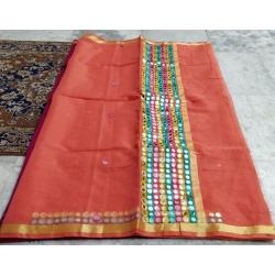   KOTA DORIYA MIRROR WORK   SAREE'S  V23A##