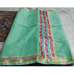   KOTA DORIYA MIRROR WORK   SAREE'S  V23A##
