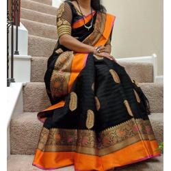 Bhagalpuri Painted Saree