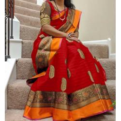 Bhagalpuri Painted Saree