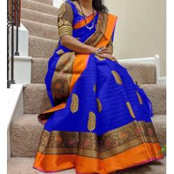 Bhagalpuri Painted Saree