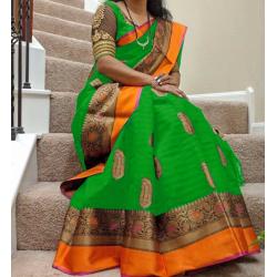 Bhagalpuri Painted Saree