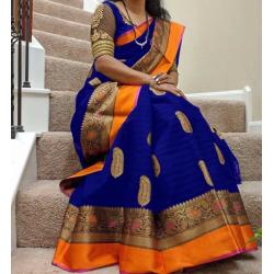 Bhagalpuri Painted Saree