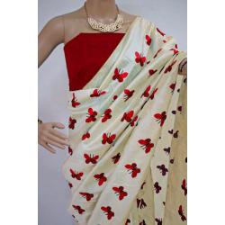 TITLY  EMBROIDERI WORK SAREE'S   