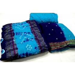   Dupatta:Mal cotton bandhej   