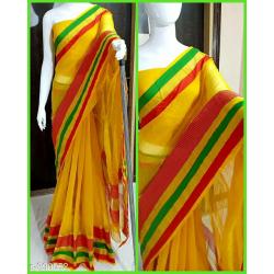 Elegant Manipuri Style Doriya Cotton 