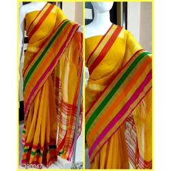 Elegant Manipuri Style Doriya Cotton 