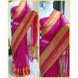 Elegant Manipuri Style Doriya Cotton 