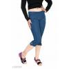 Women's Broad Waistband Denim Capris