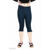 Women's Broad Waistband Denim Capris