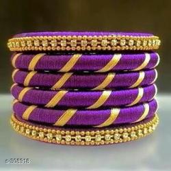 Handmade Silk Thread Bangles Vol 3