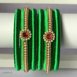 Handmade Silk Thread Bangles Vol 3