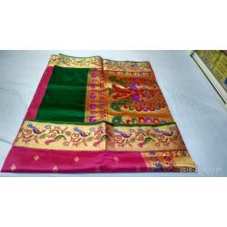 PEACOCK SEMI PAITHANI Ak06S